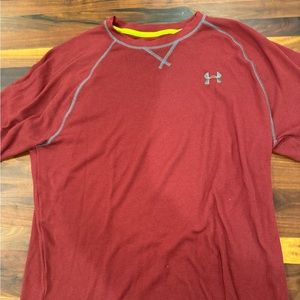 Under Armour All Season Long Sleeve Shirt Red - Large